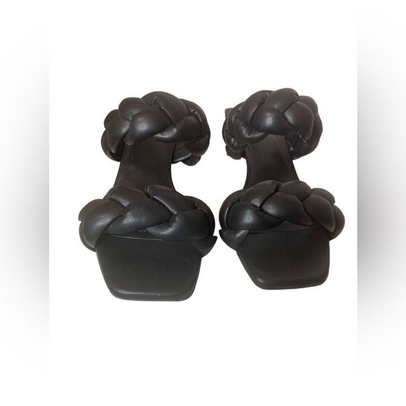 H&M Quilted Braided Slip-in Sandals in Black - Picture 3 of 5